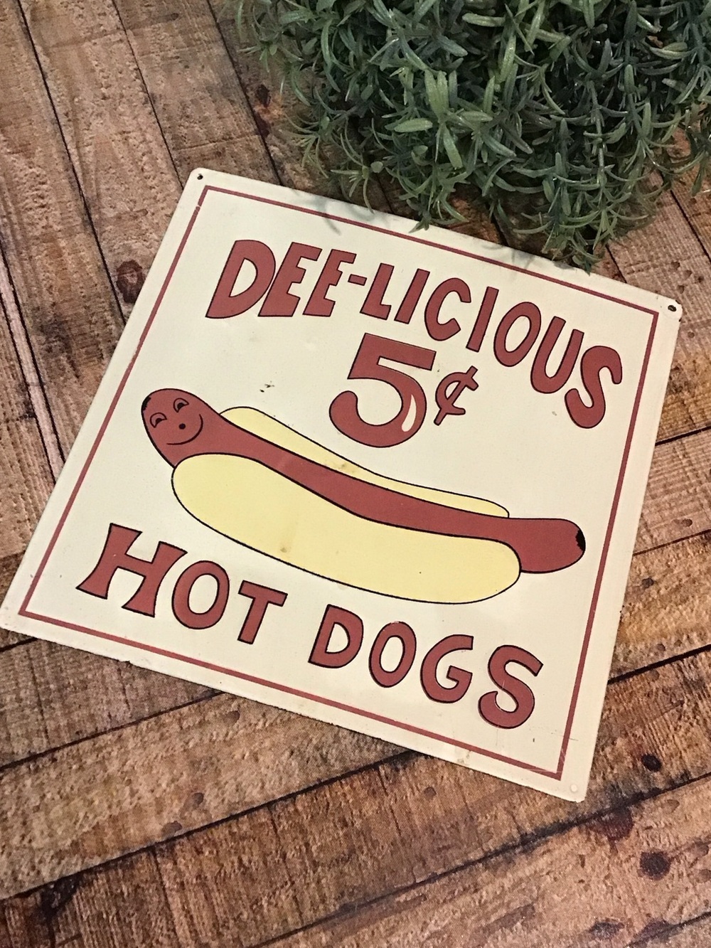 ♥️5/25$ vintage reproduction tin sign
